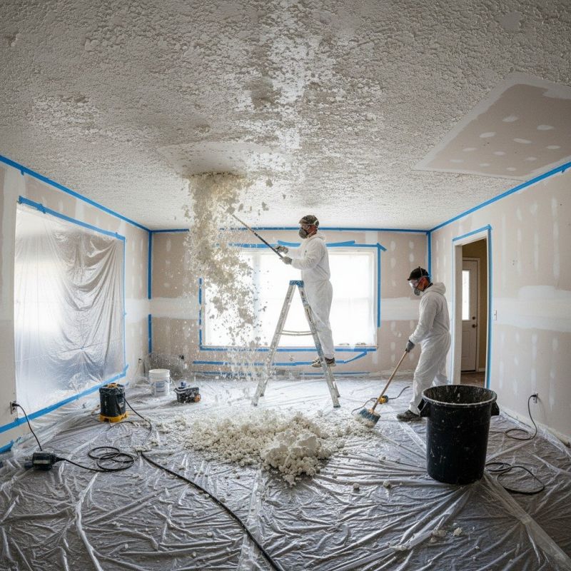 Popcorn Ceiling Repair